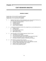 Test bank cost accounting 14e  by carter ch03 