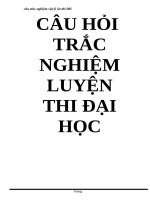 Cau hỏi  trac nghiem vat ly 12