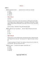 50 đề thi TOEIC giải chi tiết