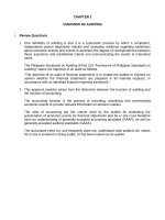 Solution manual auditing theory by cabrera chapter 02 