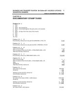 Solution manual transfer and business taxes by valencia CHAPTER 14   DOCUMENTARY STAMP TAX 