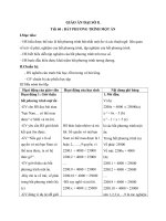 Giáo án Đại số 8 chương 4 bài 3: Bất phương trình một ẩn