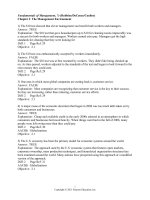 Testbank of fundamental of management 7e by robin ch 02 