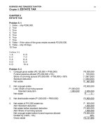 Solution manual transfer and business taxes by valencia CHAPTER 5   ESTATE TAX 