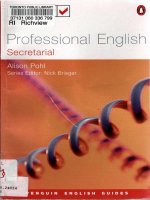 Test your professional english secretarial 