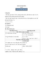 Giáo án Đại số 8 chương 4 bài 3: Bất phương trình một ẩn