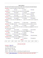 tổng hợp bài tập ngữ pháp tiếng anh