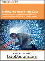 Making the most of big data 