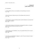 Test bank principles of auditing and other assurance principles chapter 4 legal liabilities of CPAs 