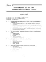 Test bank cost accounting 14e  by carter ch02