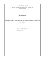 Ảnh hưởng của phật giáo theravada đến đời sống chính trị, xã hội và văn hóa thái lan (tt) 