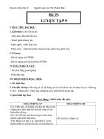 Giáo án bài giảng hóa học 8  LUYỆN TẬP 5