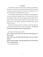 tiểu luận vai trò của tiểu thương trong hoạt động thương mại ở việt nam hiện nay