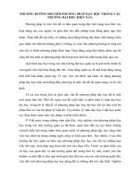 TIỂU LUẬN GIÁO dục học   PHƯƠNG HƯỚNG đổi mới PHƯƠNG PHÁP dạy học TRONG các TRƯỜNG đại học HIỆN NAY