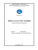 Tính toán thế kế hệ thống xử lý nước thải Nhà máy sản xuất bột giấy công xuất 300 m3 ngày đêm (Khóa luận tốt nghiệp)