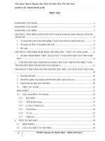 Đề tài tổng quan nguồn nguyên liệu thức ăn chăn nuôi tại việt nam