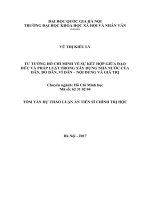 Tư tưởng hồ chí minh về sự kết hợp giữa đạo đức và pháp luật trong xây dựng nhà nước của dân, do dân, vì dân – nội dung và giá trị (tt) 