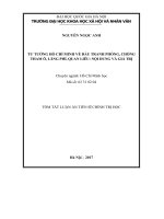 Tư tưởng hồ chí minh về phòng, chống tham ô, lãng phí, quan liêu nội dung và giá trị (tt) 