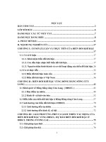 Biến đổi khí hậu vùng đồng bằng sông Cửu Long (NCKH)