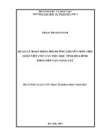 quan ly hoat dong boi duong giao vien cot can tieu hoc theo huong tiep can nang luc (de cuong luan van thac si)