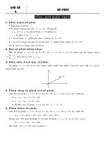 Câu hỏi và bài tập trắc nghiệm chuyên đề số phức