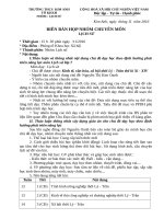 cac bien ban dạy học theo chủ de (1)