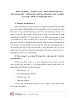 Phân tích thực trạng về hoạt động đánh giá thực hiện công việc những hạn chế của công tác này tại kiểm toán nhà nước và những đề xuất 