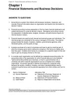 Solution manual financial accounting 8th edition by libby libby and short chapter 01 