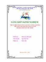 SKKN một số BIỆN PHÁP NÂNG CAO CHẤT LƯỢNG GIÁO dục THỂ CHẤT CHO TRẺ mẫu GIÁO 5 6 TUỔI  TRƯỜNG mầm NON CHU MINH 