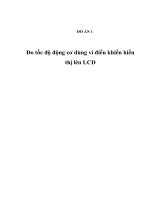 Đo tốc độ động cơ dùng vi điều khiển PIC hiển thị lên LCD (có code và sơ đồ mạch)