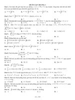 25 cau tac nghiemDA on tap chuong nguyen ham tich phan 