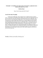 TÌM HIỂU và NGHIÊN cứu KHẢ NĂNG ỨNG DỤNG LASER bán dẫn TRONG đo KHOẢNG CÁCH 