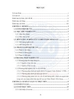 Các yếu tố ảnh hưởng đến sự tham gia của người dân trong việc xây dựng nhãn hiệu tập thể rau má châu thành, tiền giang 