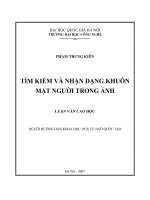 Tìm kiếm và nhận dạng khuôn mặt người trong ảnh