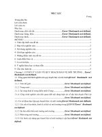 Xác lập cơ sở khoa học phục vụ quy hoạch bảo vệ môi trường huyện Phú Lộc, tỉnh Thừa Thiên Huế