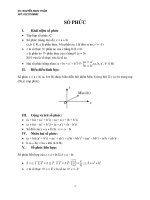 SỐ PHỨC_TỔNG HỢP LÝ THUYẾT VÀ BÀI TẬP CÓ LỜI GIẢI CHI TIẾT
