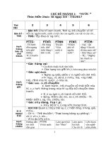 Chủ đề nước và HTTN(giáo án mầm non)