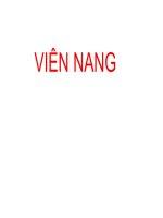 Kỹ thuật Bào chế  viên nang
