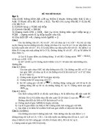 Bài tập hình học ôn thi vào lớp 10 môn toán 