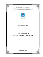 Xây dựng văn hóa công sở tại UBND quận Đồ Sơn, Hải Phòng (Luận văn thạc sĩ)