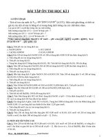 De on tap Hoa hoc ki I lop 11