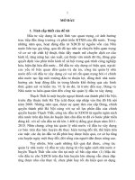 Quản lý nhà nước về đầu tư xây dựng cơ bản từ nguồn vốn ngân sách nhà nước trên địa bàn huyện Thạch Thất, thành phố Hà Nội