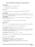 30 đề thi chọn học sinh giỏi toán lớp 11 có đáp án