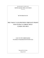 THỰC TRẠNG VÀ GIẢI PHÁP HOÀN THIỆN QUẢN TRỊ BÁN HÀNG Ở CÔNG TY TNHH KỸ THUẬT TỰ ĐỘNG TIẾN PHÁT LUẬN VĂN TỐT NGHIỆP ĐẠI HỌC NGÀNH QUẢN TRỊ KINH DOANH THƯƠNG MẠI