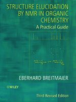 Structure elucidation by NMR in organic chemistry 3e by eberhard breitmaier 