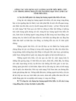 Công tác xây dựng lực lượng cốt cán