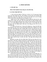 SKKN Một số kinh nghiệm trong công tác chủ nhiêm lớp.