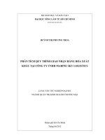 PHÂN TÍCH QUY TRÌNH GIAO NHẬN HÀNG HÓA XUẤT KHẨU TẠI CÔNG TY TNHH MARINE SKY LOGISTICS LUẬN VĂN TỐT NGHIỆP ĐẠI HỌC NGÀNH QUẢN TRỊ KINH DOANH THƯƠNG MẠI