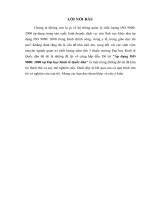 Áp dụng ISO 9000 2000 tại đại học kinh tế quốc dân tiểu luận cao học