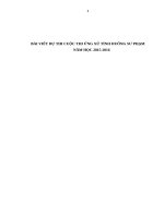 bai du thi xu ly tinh huong su pham dat giai C